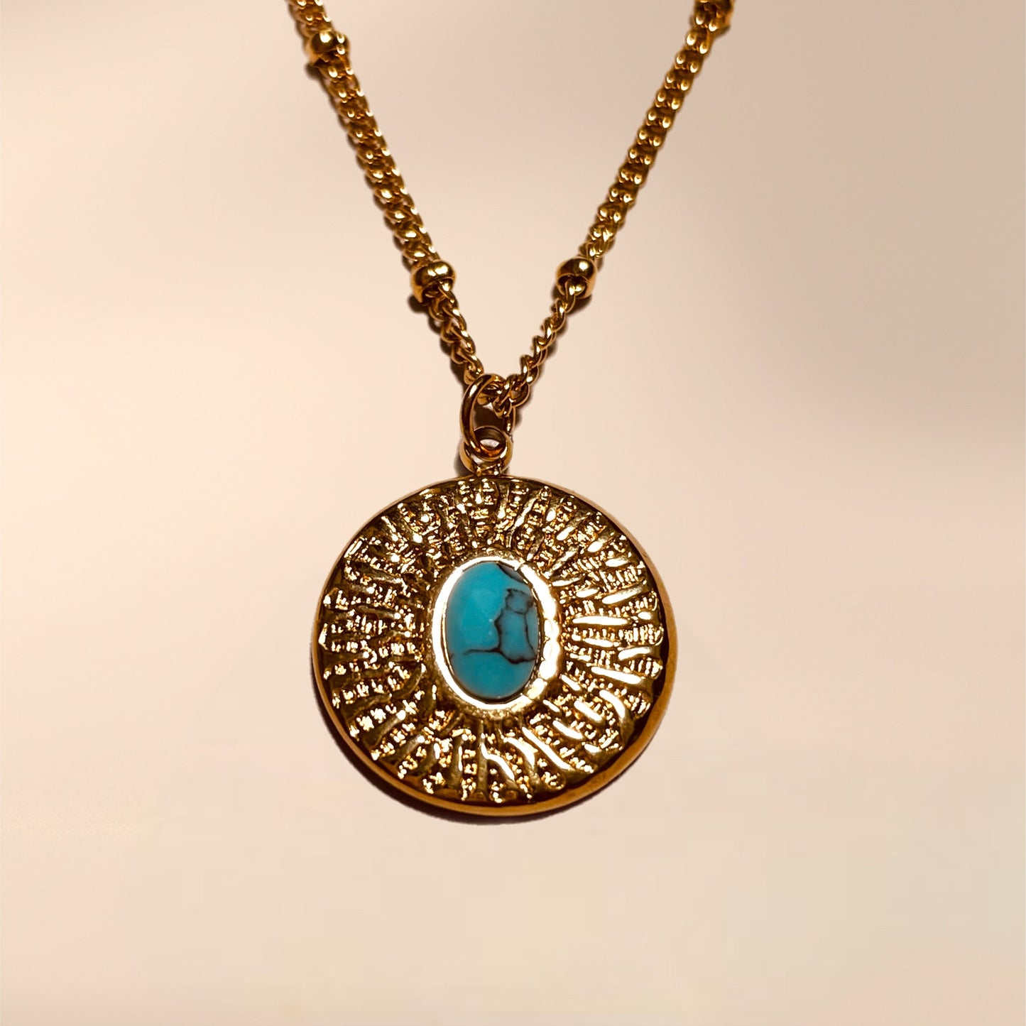 EVER | 藍石太陽項鍊