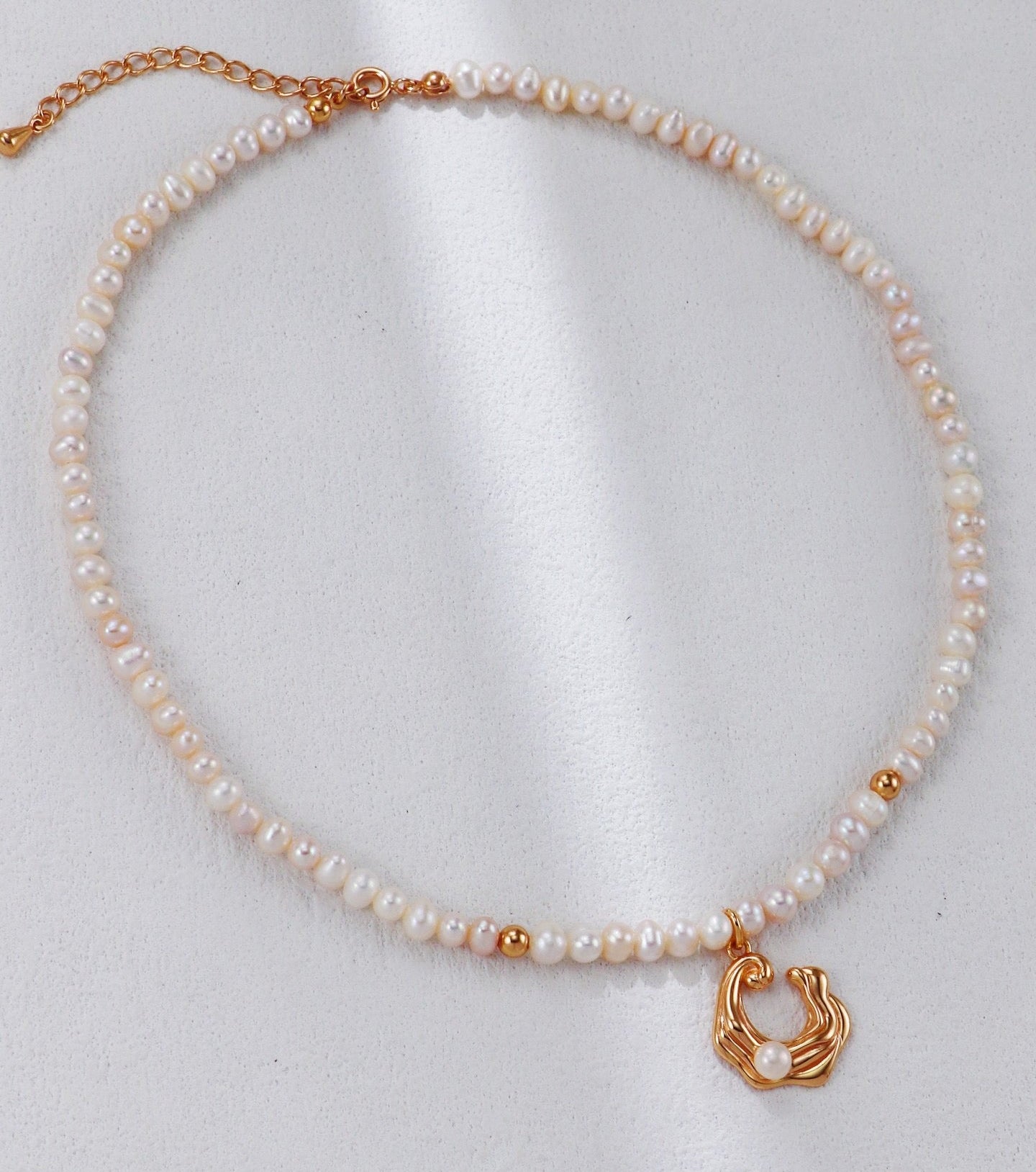 LUERA | 純銀海浪珍珠項鍊