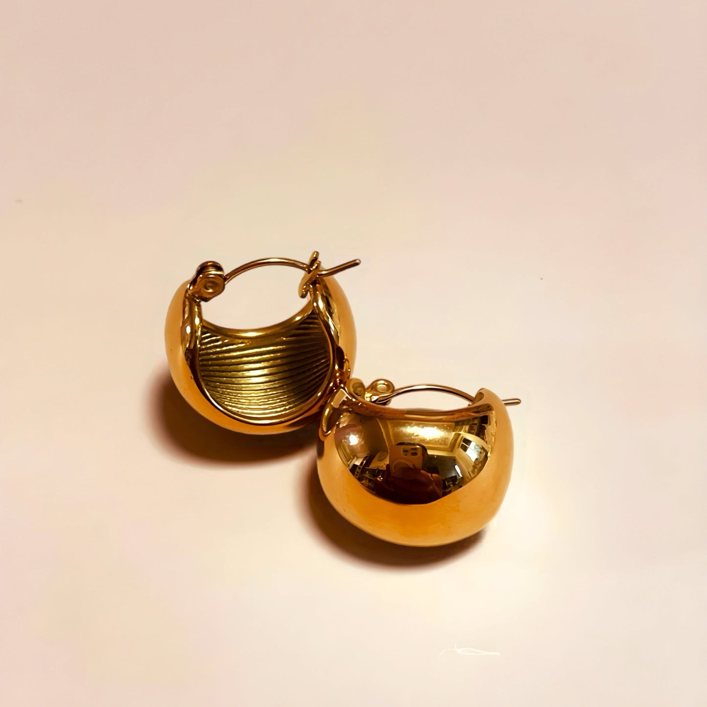 EVER | 圓球厚圈耳環