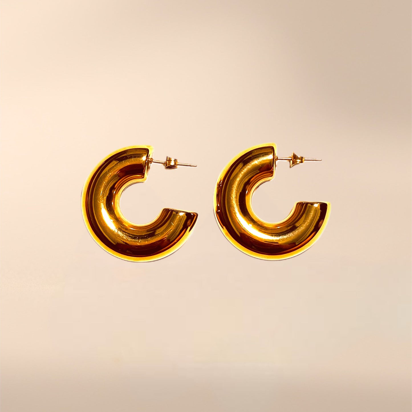 EVER | C型厚圈耳環