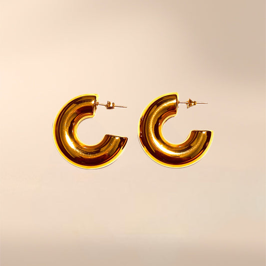 EVER | C型厚圈耳環