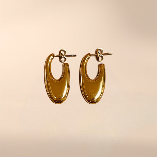 EVER | 橢圓水滴耳環